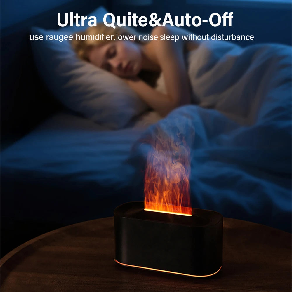Flame Aroma Diffuser – Luftfuktare med Flammeffekt
