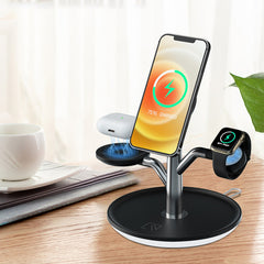 3-i-1 trådlös laddningsstation – iPhone, Apple Watch & AirPods