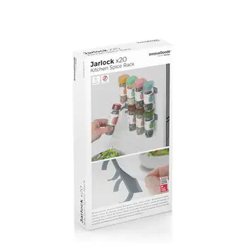 Självhäftande kryddförvaring – 2-pack
